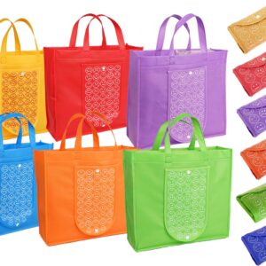 Reusable Foldable Shopping Bags/folding Bags for Grocery Purchase Market Daily Use Gift | Set of 6