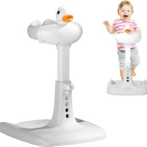 Baby Bath Tub with Stand Hug Bath Tower for Standing Up Themselves, 6-36 Months Toddler Shower Stand Support