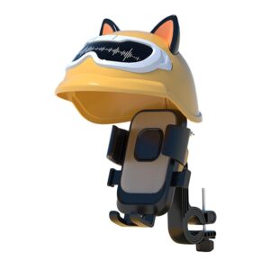 Motorcycle Phone Mount with Rainproof Top Cover Creative Riding Phone